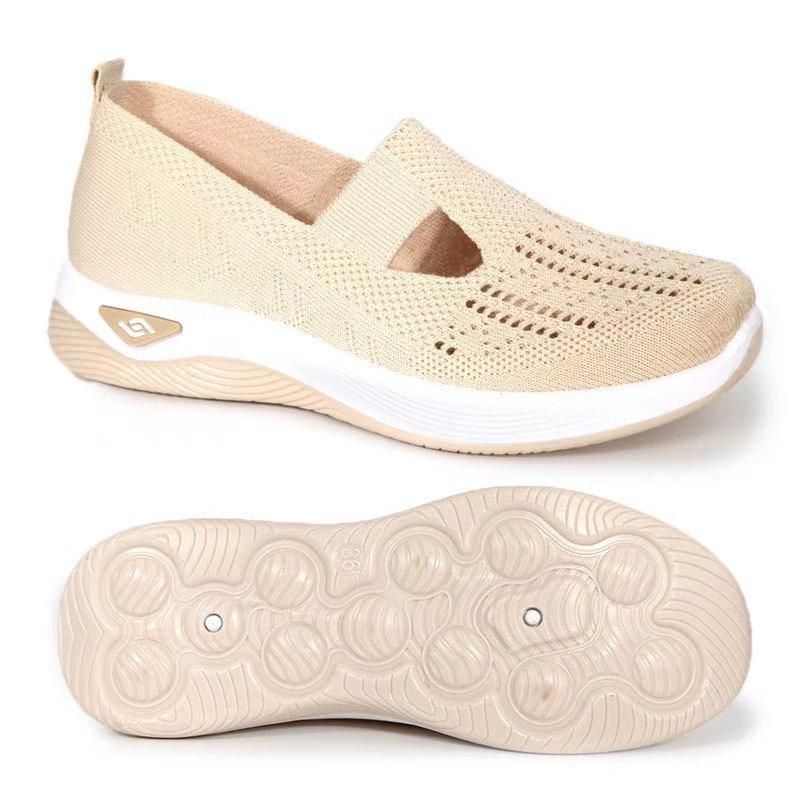 Orthopedic Shoes for Women Walking Shoes Slip On Arch Support Memory Foam Breathable Sneakers Summer Comfortable Casual Trainers