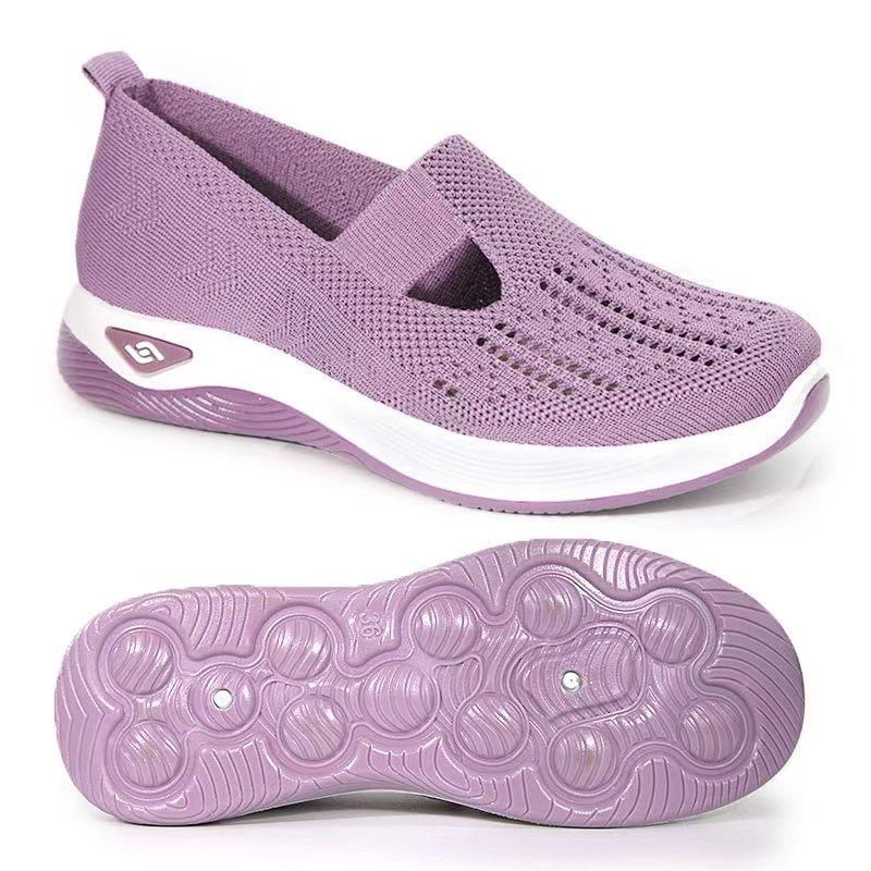 Orthopedic Shoes for Women Walking Shoes Slip On Arch Support Memory Foam Breathable Sneakers Summer Comfortable Casual Trainers