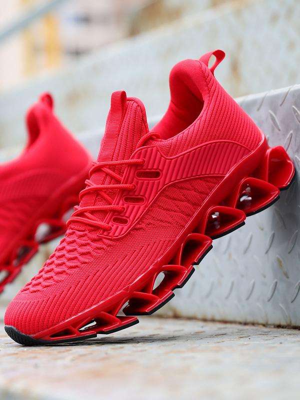 Men's Fashion Sneakers Breathable Mesh Running Shoes Blade Non Slip Soft Sole Casual Athletic Walking Shoes-1832 Boy Trainer