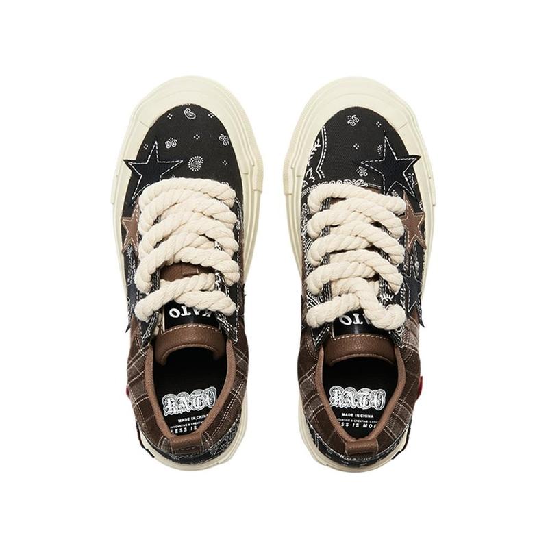 Kaalixto&Psylos1 Star Canvas Shoes-Paisley