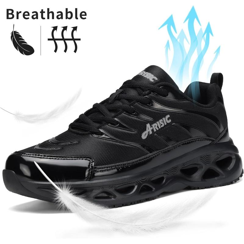 Non Slip Work Shoes for Men Women Waterproof Sneakers Men Comfortable Restaurant Chef Shoes Slip Resistant Shoes for Men Breathable Walking Sneakers for Daily Use