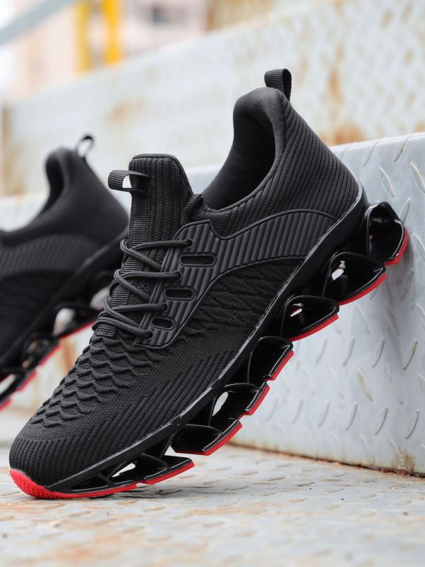 Men's Fashion Sneakers Breathable Mesh Running Shoes Blade Non Slip Soft Sole Casual Athletic Walking Shoes-1832 Boy Trainer