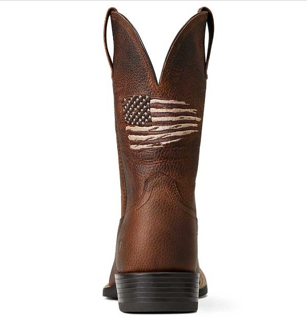 ARIAT Men's Western Boot - All Country, Cliff Brown - Comfortable Footwear for Walking - Boy