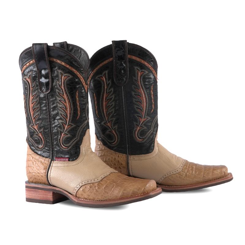 Men's Orix Caiman Belly Boots Rodeo Toe E407 Belly Orix