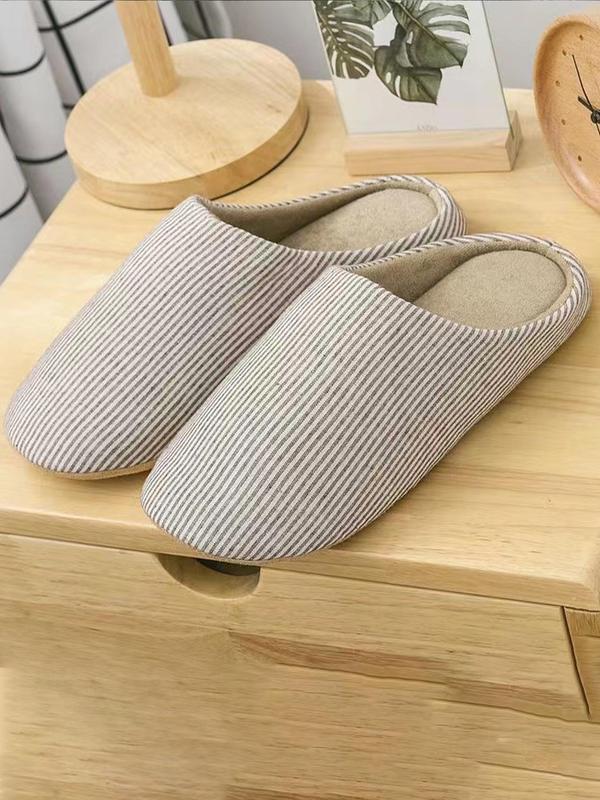 Men's Casual Plain Color Slippers, Soft Comfortable Home Slippers, Silent Anti-slip Slippers for Indoor & Outdoor Use for Men