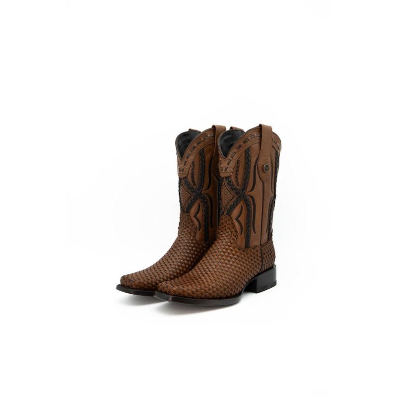 Tejido Pull Up Rodeo Cowboy Boot