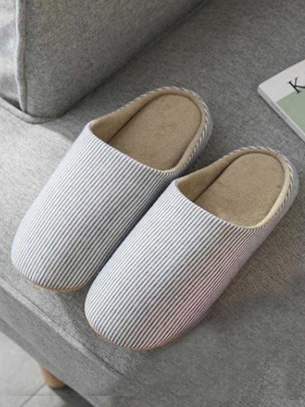 Men's Casual Plain Color Slippers, Soft Comfortable Home Slippers, Silent Anti-slip Slippers for Indoor & Outdoor Use for Men