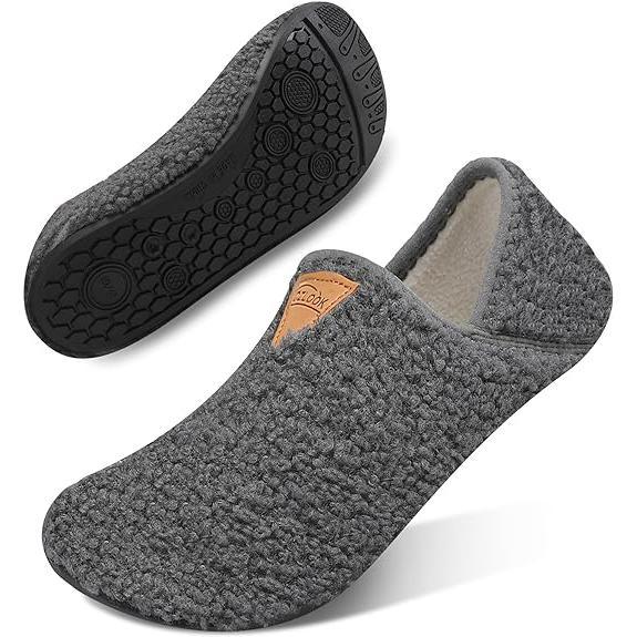 House Slippers With Non-Slipsole Slipon ForWomen And Men, Adults Rubber SoleSlippers, Fuzzy Loafer, Footwear ShoeSlide Comfort Slippers With Non-SlipsoleSlipon For Indoor Portableslippers For HomeTravel Hotel Walking Shoes Girl Flipflop