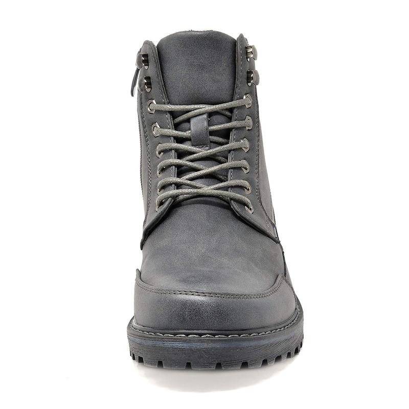 Bruno Marc Men's Durable Motorcycles Lace-Up Combat Boots