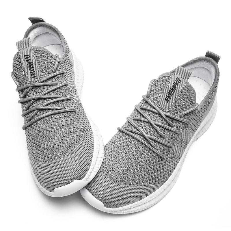 Mens Running Shoes Slip-on Walking Tennis Sneakers Lightweight Breathable Casual Soft Sole Mesh Workout Sports Shoes