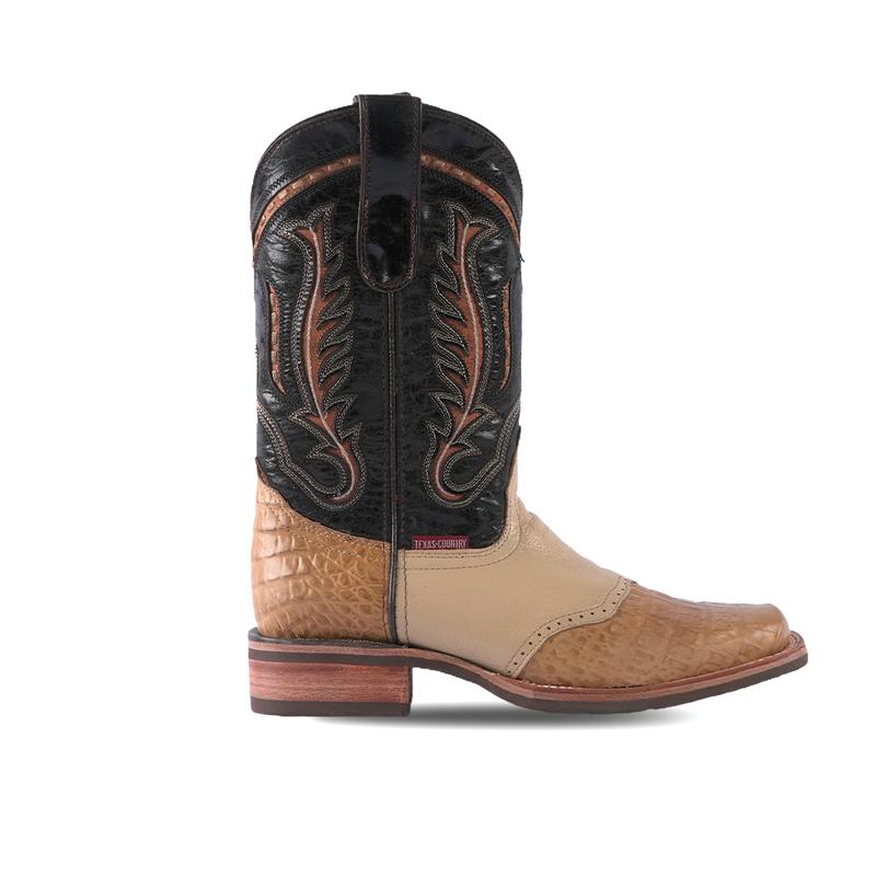 Men's Orix Caiman Belly Boots Rodeo Toe E407 Belly Orix