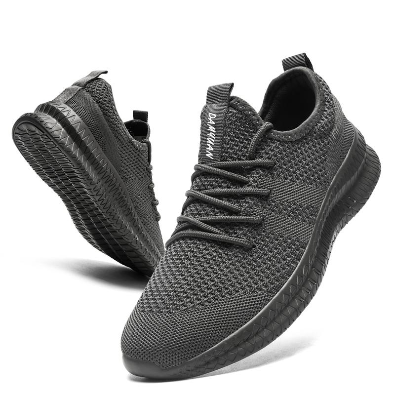 Mens Running Shoes Slip-on Walking Tennis Sneakers Lightweight Breathable Casual Soft Sole Mesh Workout Sports Shoes