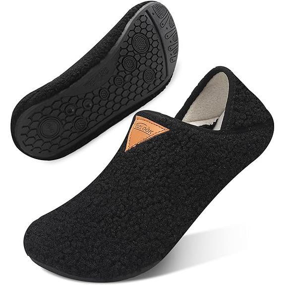 House Slippers With Non-Slipsole Slipon ForWomen And Men, Adults Rubber SoleSlippers, Fuzzy Loafer, Footwear ShoeSlide Comfort Slippers With Non-SlipsoleSlipon For Indoor Portableslippers For HomeTravel Hotel Walking Shoes Girl Flipflop