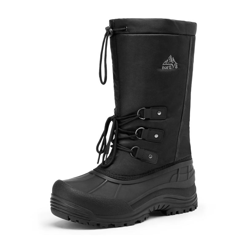 NORTIV8 Men's Waterproof Snow Boots