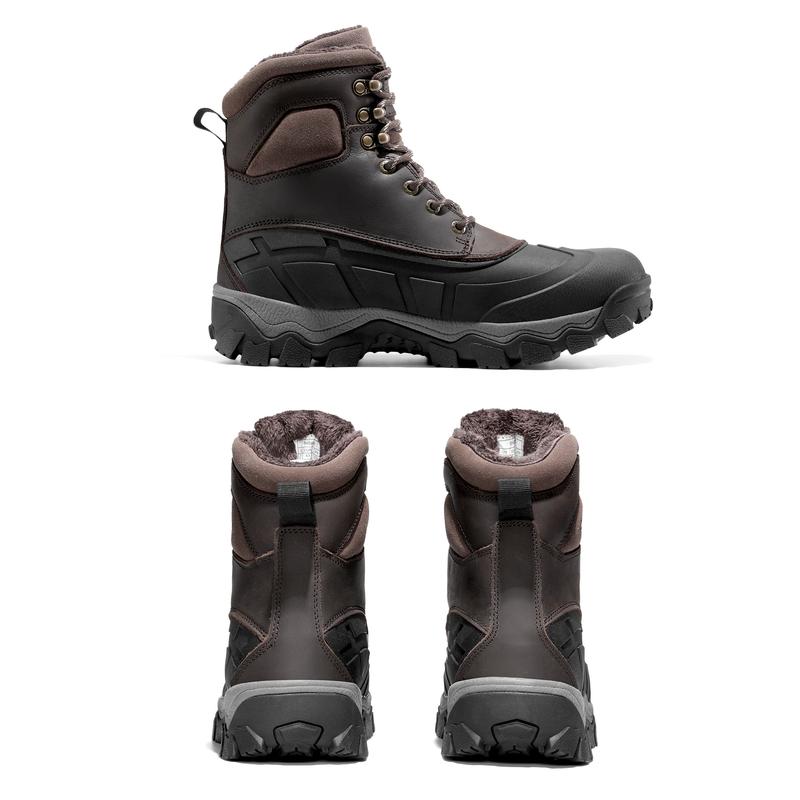 Men's Insulated Water-Resistant Snow  Boots