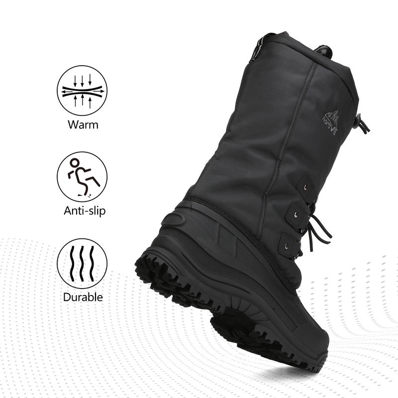 NORTIV8 Men's Waterproof Snow Boots