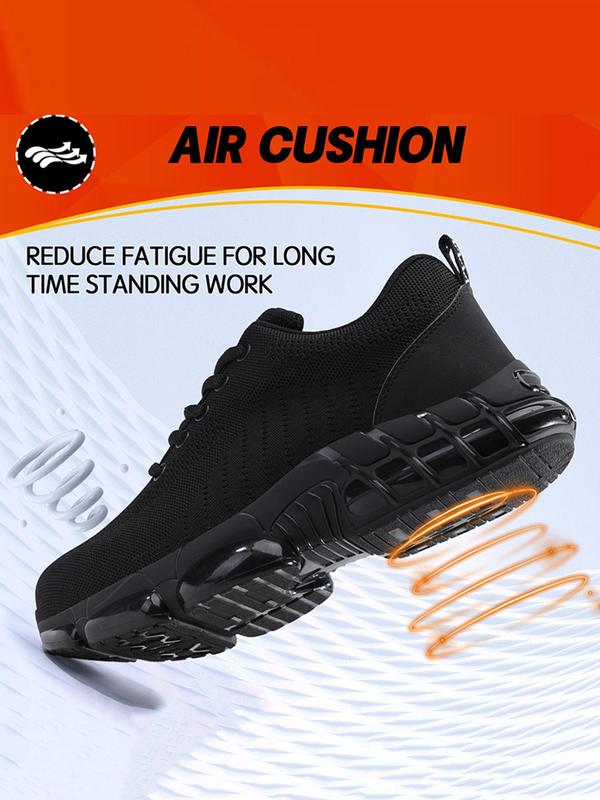 Men's Anti-smash & Anti-puncture Lightweight Work Shoes, Casual Comfortable Breathable Sports Athletic Shoes, Fashionable Sneakers for Daily Wear