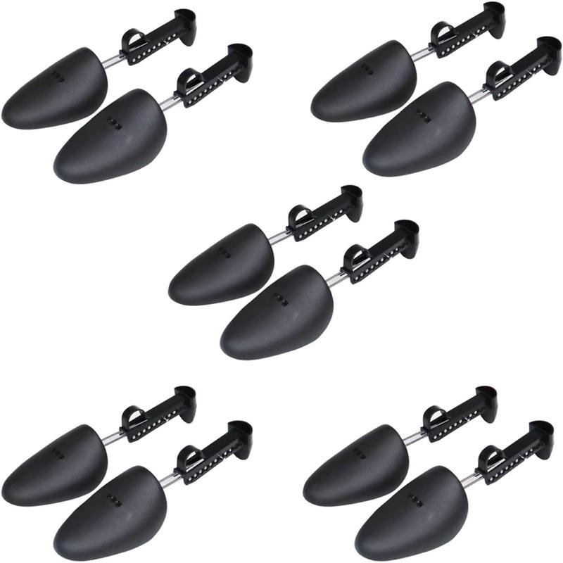 5 Pairs Practical Adjustable Length Men Shoe Tree Shoe Stretcher Boot Holder Shaper Support