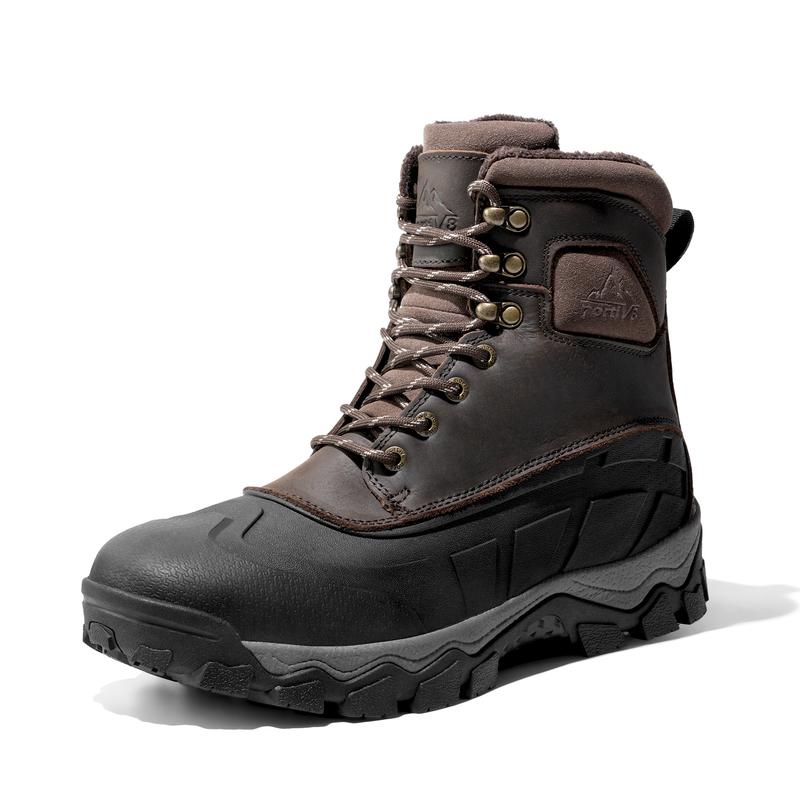 Men's Insulated Water-Resistant Snow  Boots