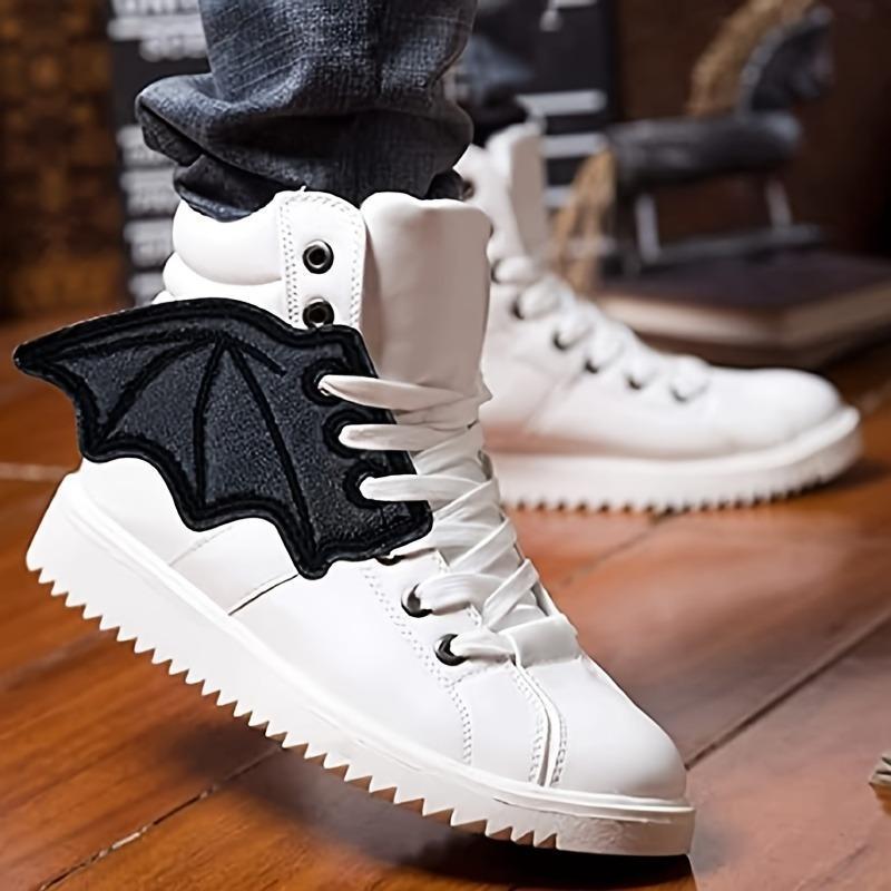 Bat Design Shoe Wings, 1 Pair Creative Bat Shoe Accessories, DIY Shoe Decoration Charms for Skates Sneakers Canvas Shoes