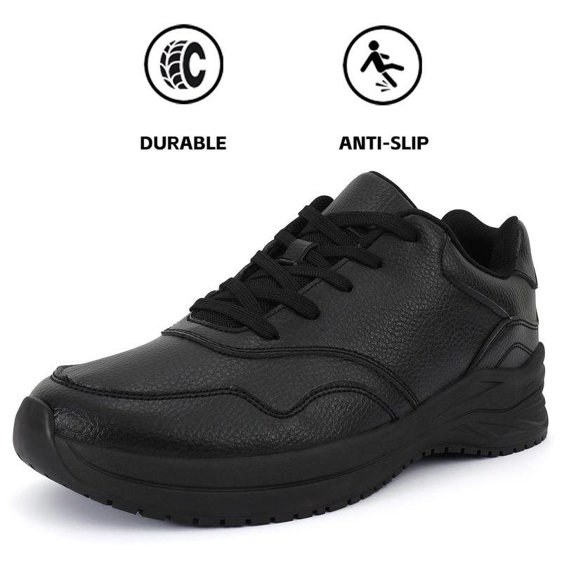 Non Slip Shoes for Men Food Service Restaurant Work Shoes Comfort Slip on Sneakers Kitchen Chef walking shoes Breathable Comfortable