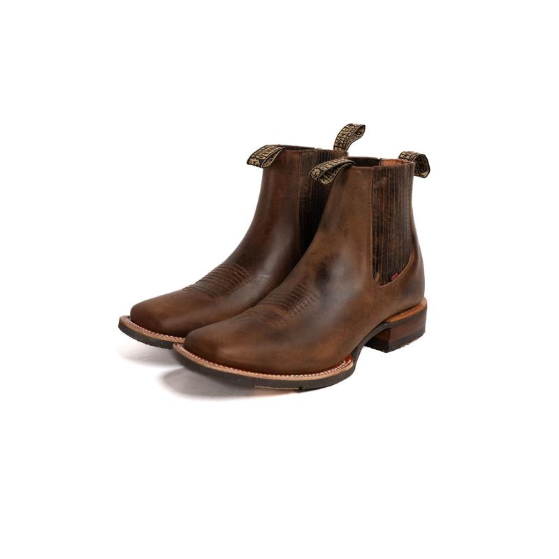 Bessero Hule Grysly Cafe Men's Botin Square Toe