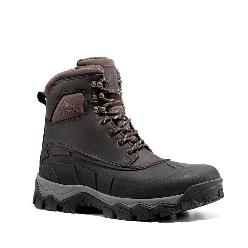 Men's Insulated Water-Resistant Snow  Boots