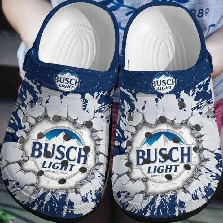 [C34] Blue Beer Lover Sandals Clogs Light Beer Slipper For Fishing Hunting