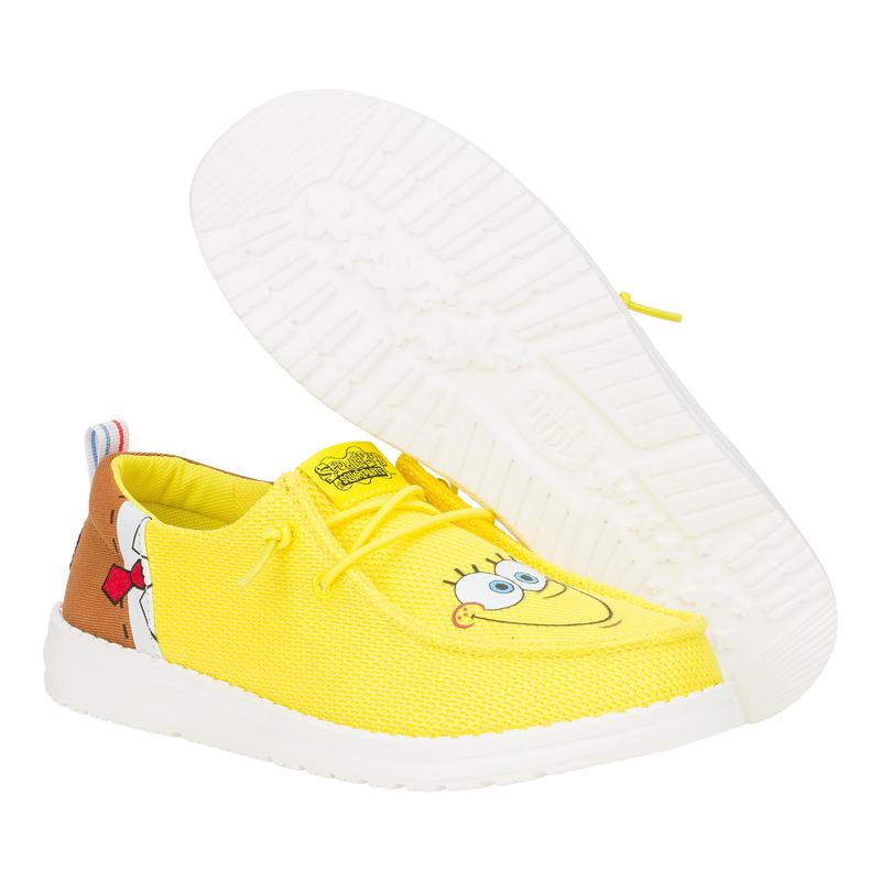 HEYDUDE X SpongeBob - Women's Comfortable Slip on Shoes