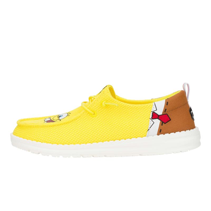 HEYDUDE X SpongeBob - Women's Comfortable Slip on Shoes