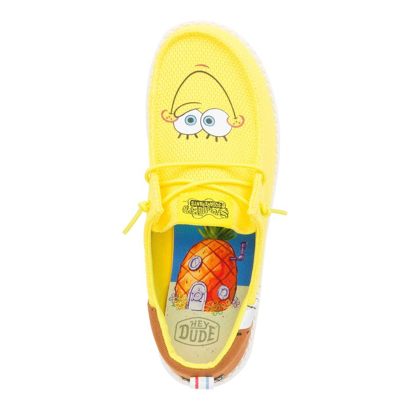 HEYDUDE X SpongeBob - Women's Comfortable Slip on Shoes