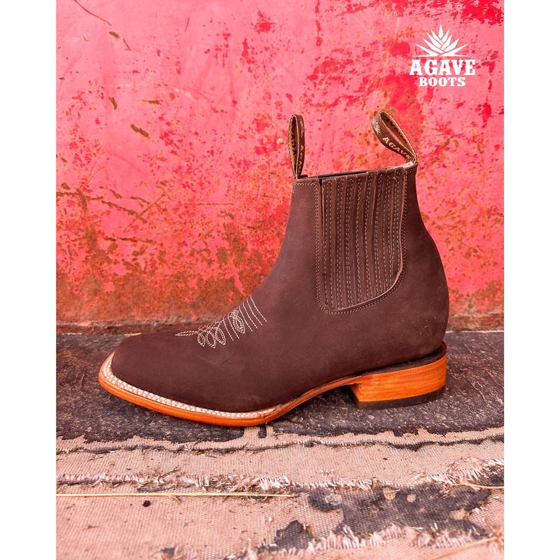 BOTIN   ANKLE BOOT   CHELSEA BOOT BROWN | MEN SQUARE TOE WESTERN BOTIN