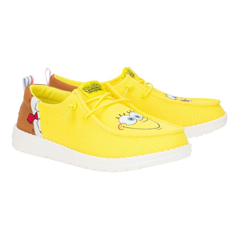 HEYDUDE X SpongeBob - Women's Comfortable Slip on Shoes