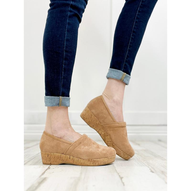 Corkys All Day Loafers in Camel Faux Suede