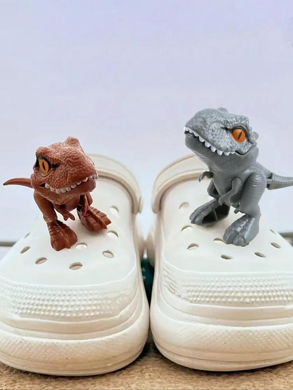 Cute Dinosaur Design Shoe Charm, Fashionable Novelty Shoes Decorations for Clogs, Shoes DIY Accessories for Women & Men