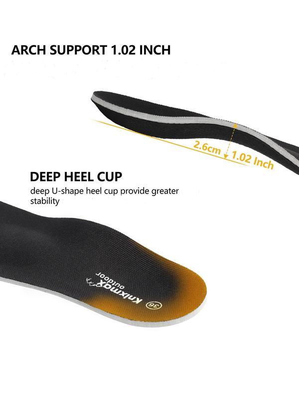 Breathable Comfortable Foot Arch Support Insoles, Anti-slip Foot Cushion, Shoes Inserts for Women & Men, Shoes Accessories