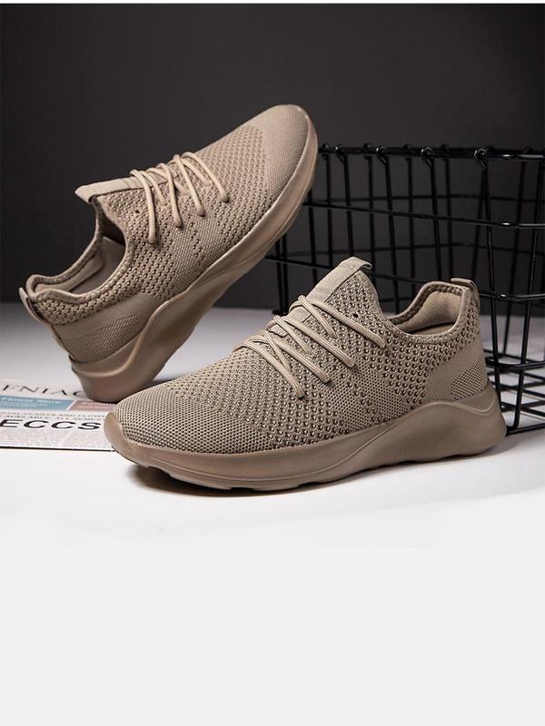 Women's Fashionable Mesh Breathable Low Top Sneakers, 2024 New Style Casual Comfortable Sports Running Shoes, All-match Round Toe Lace Up Shoes for Daily Wear