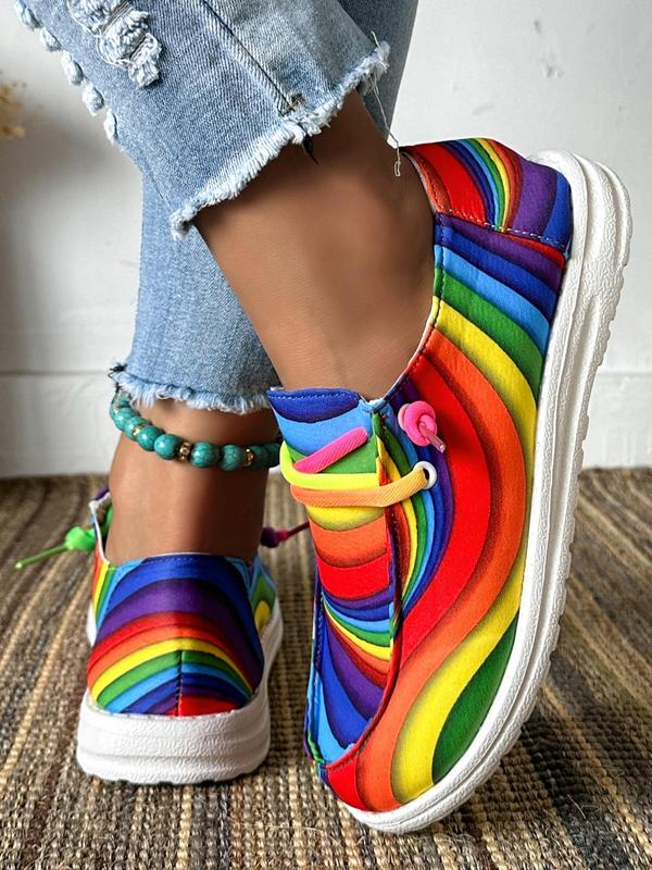 Summer Running Walking Shoes for Women, Casual Comfort Low Top Tie-dye Flat Shoes, Street Trend Sports Shoes, Girl Sneakers, Flats for Daily Footwear