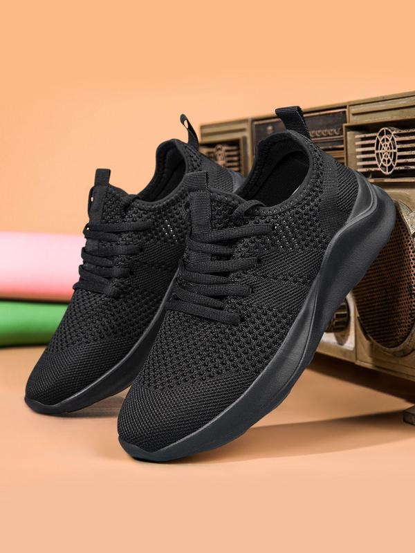 Women's Fashionable Mesh Breathable Low Top Sneakers, 2024 New Style Casual Comfortable Sports Running Shoes, All-match Round Toe Lace Up Shoes for Daily Wear