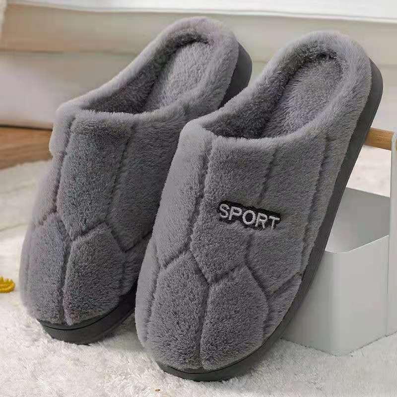 Cute Slippers Womens Cotton Comfortable Home Slippers Plush Fashion Men's EVA Anti Slip, Lightweight and Casual