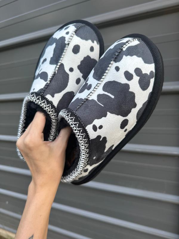 Cow print & regular bruin slippers