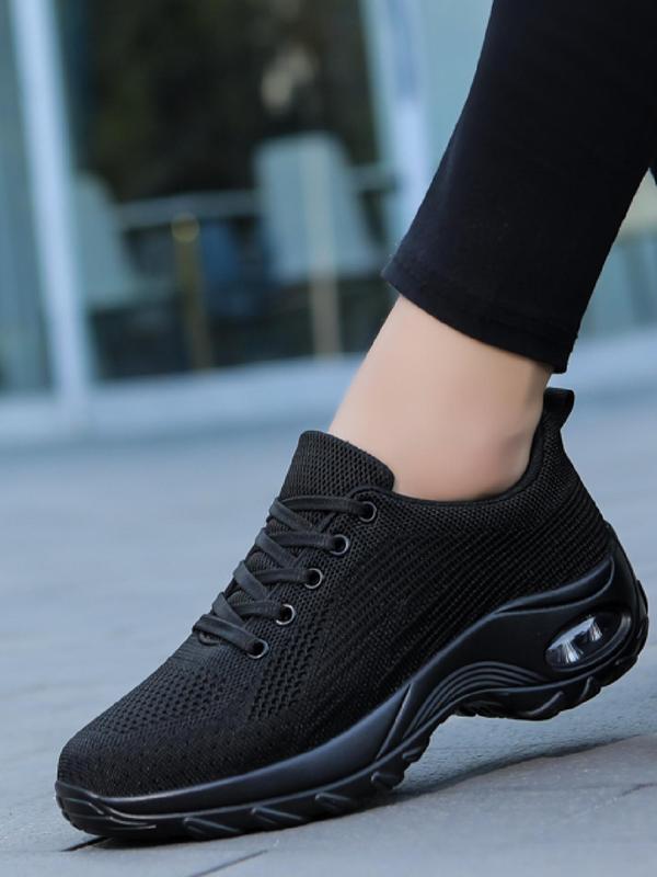 Women's Top Platform Trainers, Air Cushioned Summer 2024 Sneakers, Sports Running Shoes, Comfort Walking Shoes, Footwear, Athletic Runner Training Shoes