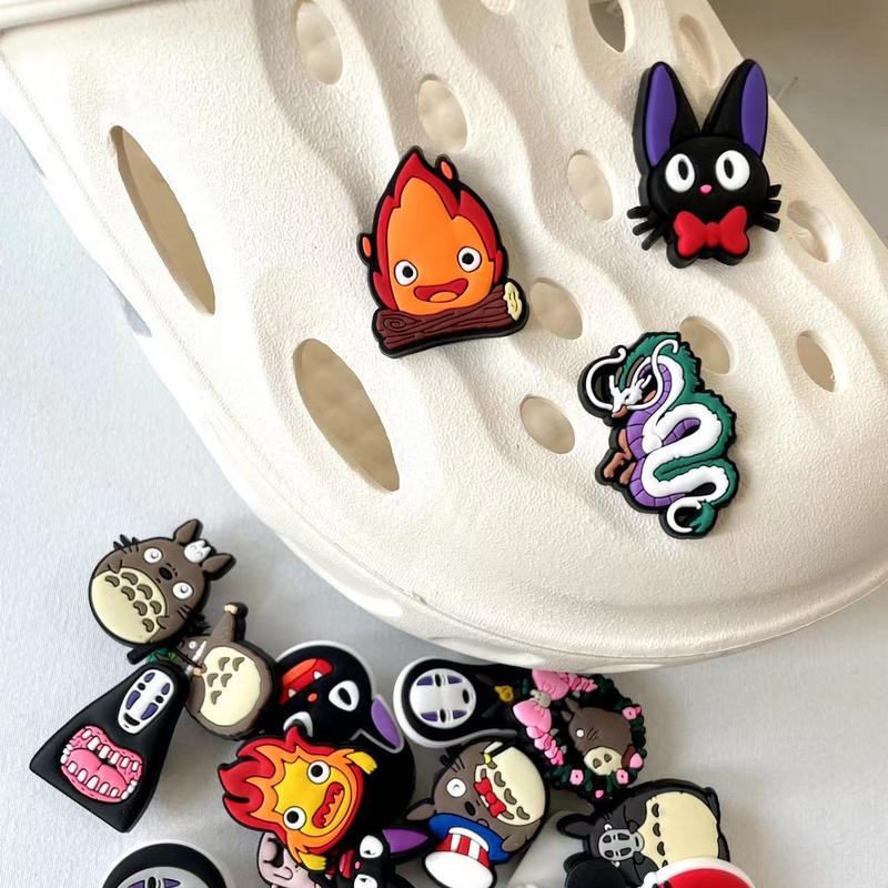 20 PCS Dragon Jiji Cat PVC Shoe Charms Set for Shoe Decor - Footwear