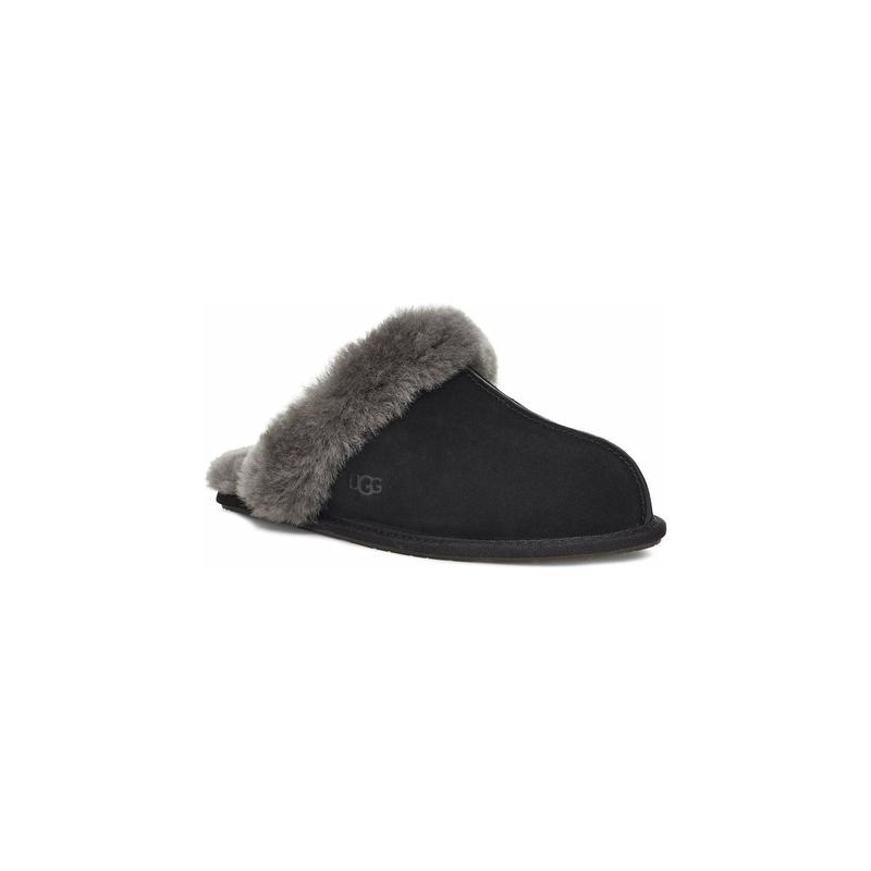 UGG Women's Scuffette II Slipper in Black Grey