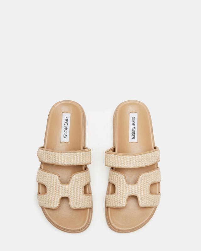 Steve Madden MAYVEN NATURAL RAFFIA