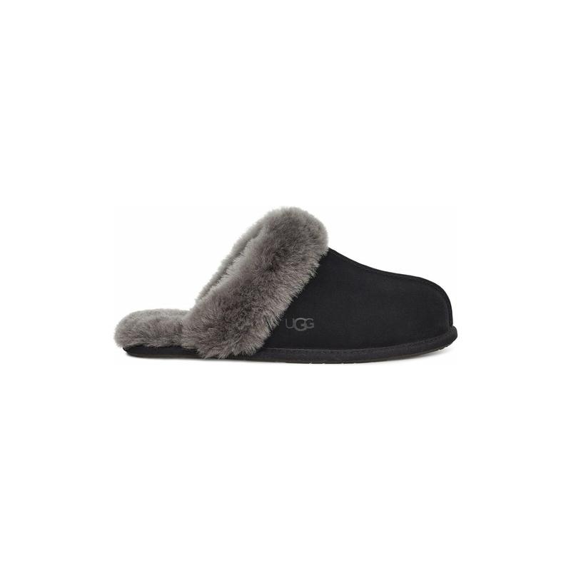 UGG Women's Scuffette II Slipper in Black Grey