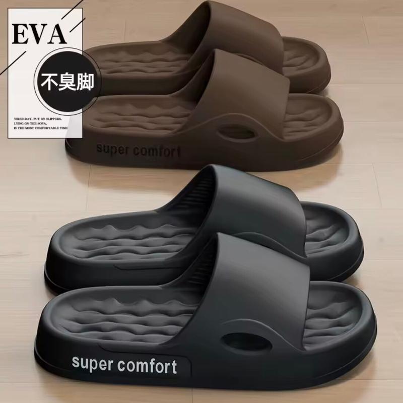 Men's Lightweight EVA Indoor Home Sandals - Comfortable Slides for Summer - Walking Shoes, Footwear Fasciitis Parent Tsinelas Flipflop Boy