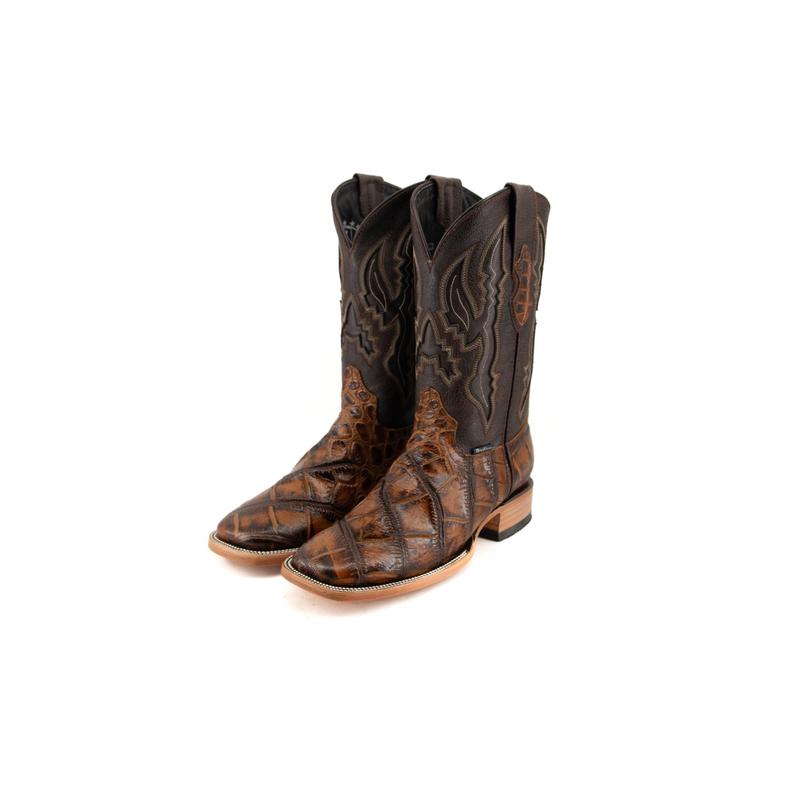 American Alligator Square Toe Cowboy Boot FINAL SALE