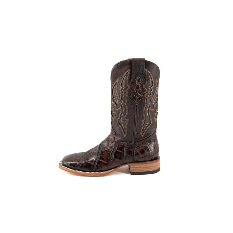 American Alligator Square Toe Cowboy Boot FINAL SALE