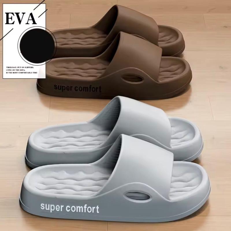 Men's Lightweight EVA Indoor Home Sandals - Comfortable Slides for Summer - Walking Shoes, Footwear Fasciitis Parent Tsinelas Flipflop Boy